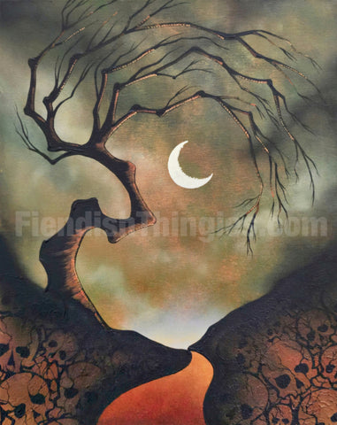 One Night at a Time 8" x 10" framed print