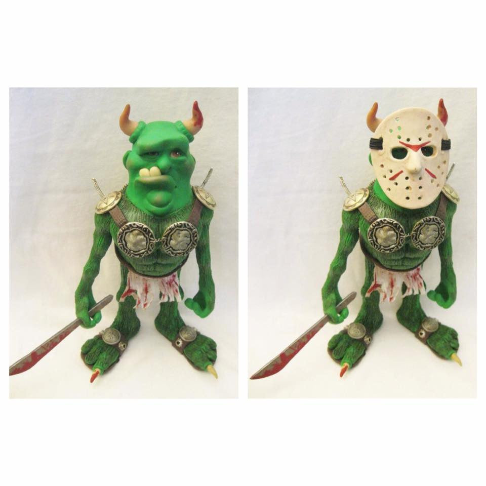 Jason the Troll OOAK polymer clay sculpture – Fiendish Thingies
