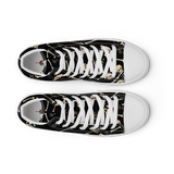 Where Is Your Victory?  Men’s high top canvas shoes