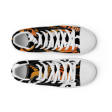 Scary Monsters Dual Design Men’s high top canvas shoes