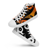 Scary Monsters Dual Design Men’s high top canvas shoes