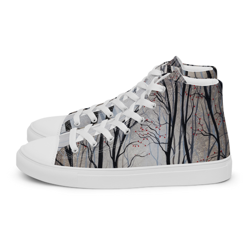 The Comforter Men’s high top canvas shoes