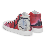 Killing Moon - It's Never Enough Bats Men’s high top canvas shoes