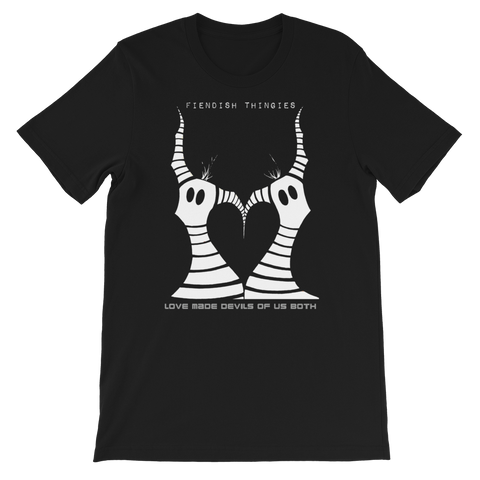 Love Made Devils Of Us Both Short-Sleeve Unisex T-Shirt Bella Brand