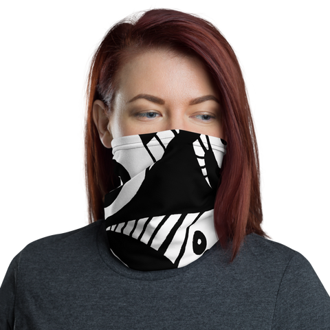 Scary Monsters and Super Creeps Pt 2 Face Mask Black and White