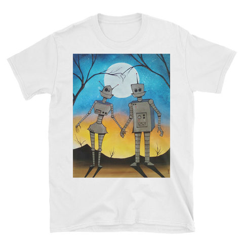 Robot Love Story Unisex T-Shirt