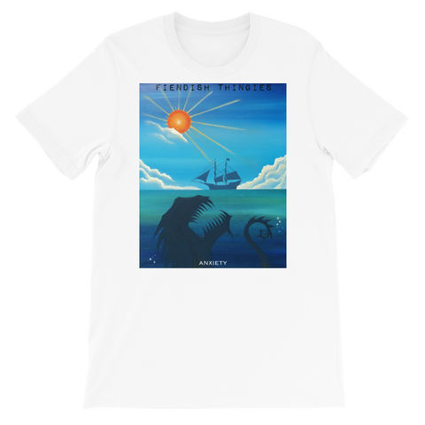 Anxiety Short-Sleeve Unisex T-Shirt Bella Brand