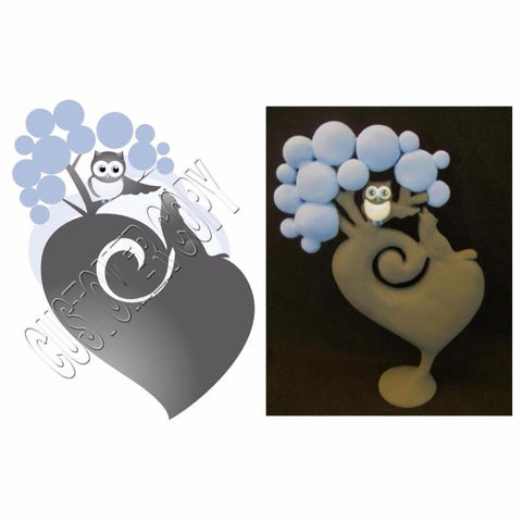 wedding cake topper from design OOAK polymer clay sculpture - Fiendish Thingies