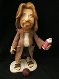 The Dude from Big Lebowski OOAK polymer clay sculpture - Fiendish Thingies - 3