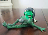 Olga the Pinup OOAK polymer clay sculpture