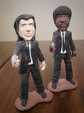Pulp Fiction Jules and Vince custom OOAK polymer clay sculpture