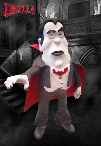 Dracula OOAK polymer clay sculpture