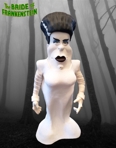 The Bride of Frankenstein Resin Print