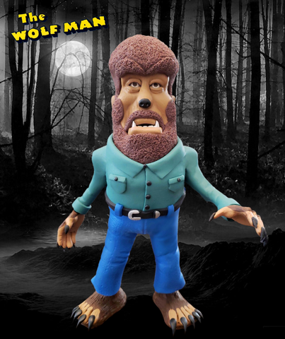 The Wolf Man Resin Print Wolfman