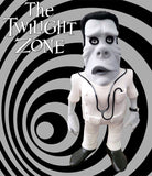 The Twilight Zone Doctor OOAK polymer clay sculpture Eye of the Beholder