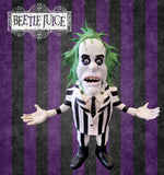 Beetlejuice OOAK polymer clay sculpture