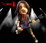 Dimebag Darrell of Pantera custom OOAK polymer clay sculpture
