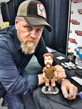 Abraham from the Walking Dead OOAK polymer clay sculpture Michael Cudlitz SIGNED