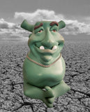 Seymour OOAK polymer clay sculpture