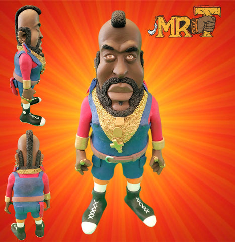 Mr. T OOAK polymer clay sculpture