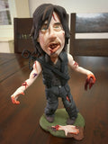 Zombie Daryl from the Walking Dead OOAK polymer clay sculpture