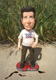 Eugene from the Walking Dead custom OOAK polymer clay sculpture Josh McDermitt SIGNED - Fiendish Thingies - 1