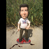 Eugene from the Walking Dead custom OOAK polymer clay sculpture Josh McDermitt SIGNED - Fiendish Thingies - 3