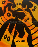 Scary Monsters and Super Creeps Face Mask Orange