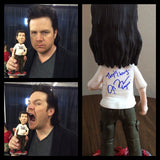 Eugene from the Walking Dead custom OOAK polymer clay sculpture Josh McDermitt SIGNED - Fiendish Thingies - 2