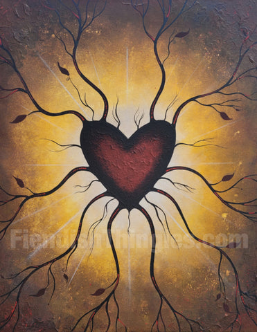 Clothed In Scarlet 8" x 10" print