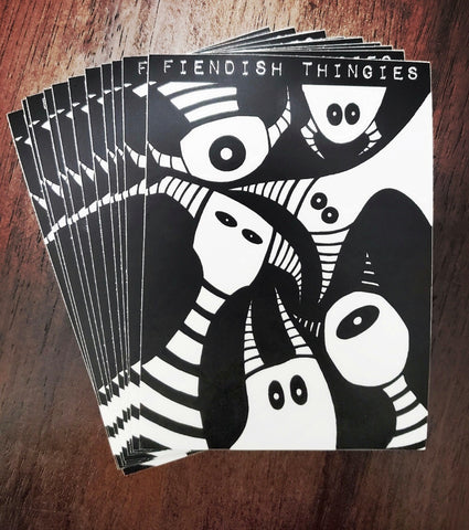 Fiendish Thingies Scary Monsters and Super Creeps Vinyl sticker