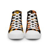 Scary Monsters and Super Creeps Orange Men’s high top canvas shoes