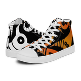 Scary Monsters Dual Design Men’s high top canvas shoes