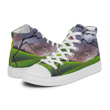 Delivered Men’s high top canvas shoes