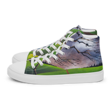Delivered Men’s high top canvas shoes