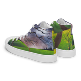 Delivered Men’s high top canvas shoes
