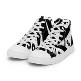 Scary Monsters and Super Creeps Men’s high top canvas shoes