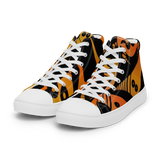 Scary Monsters and Super Creeps Orange Men’s high top canvas shoes