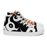 Scary Monsters Dual Design Men’s high top canvas shoes