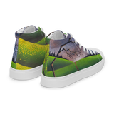 Delivered Men’s high top canvas shoes
