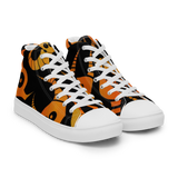 Scary Monsters and Super Creeps Orange Men’s high top canvas shoes