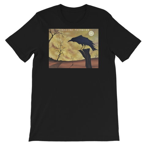 As the Crow Flies Short-Sleeve Unisex T-Shirt Bella Brand