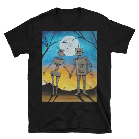 Robot Love Story Unisex T-Shirt