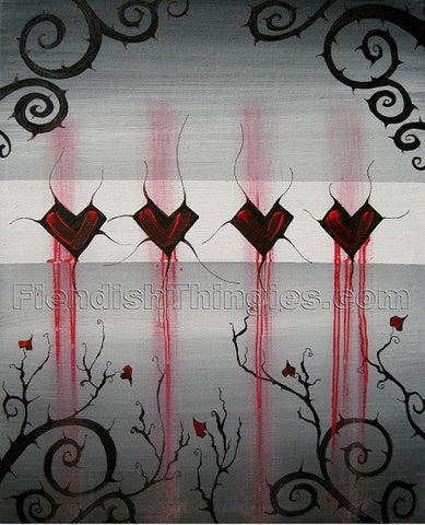 Love Infects 8" x 10"  framed print - Fiendish Thingies