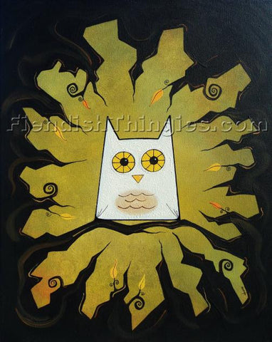 Be Still and Know.. 8" x 10"  framed print - Fiendish Thingies