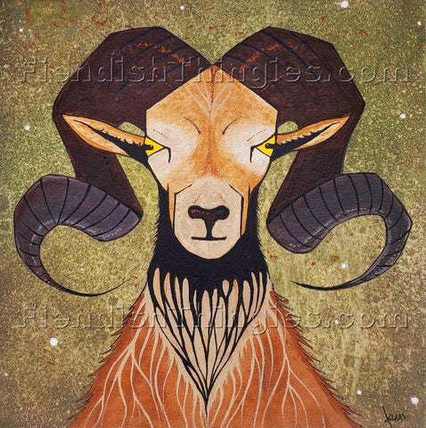 Ram 8" x 10" print