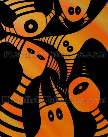 Scary Monsters and Super Creeps pt. 2  8" x 10" print - Fiendish Thingies