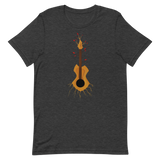 Lead Short-Sleeve Unisex T-Shirt Bella Brand Guitar Branches